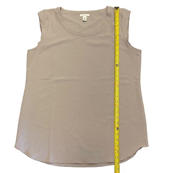 Daily Ritual Gray Short Cap Sleeve Blouse Size 16 - Picture 4 of 5